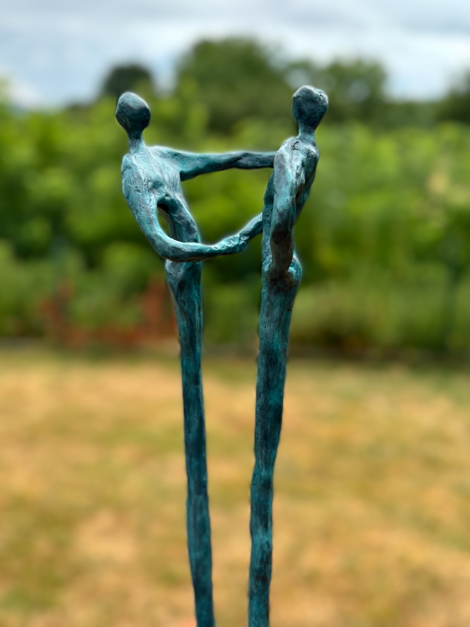 Bronze Skulptur Der Händedruck große Ausführung. Geschenk für Firmenkunden, Firmenjubiläum, Geschäftspartner, Business Partner, hochwertiges Geschenk, exklusives Geschenk