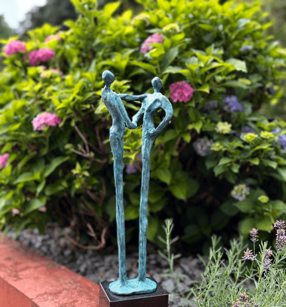 Bronze Skulptur Der Händedruck große Ausführung. Geschenk für Firmenkunden, Firmenjubiläum, Geschäftspartner, Business Partner, hochwertiges Geschenk, exklusives Geschenk