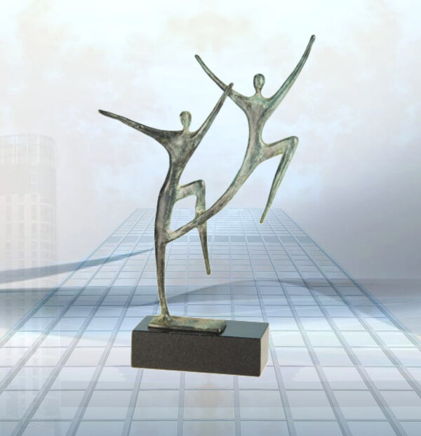 Bronzeskulptur "Jahrelange Verbundenheit" – Bild 2