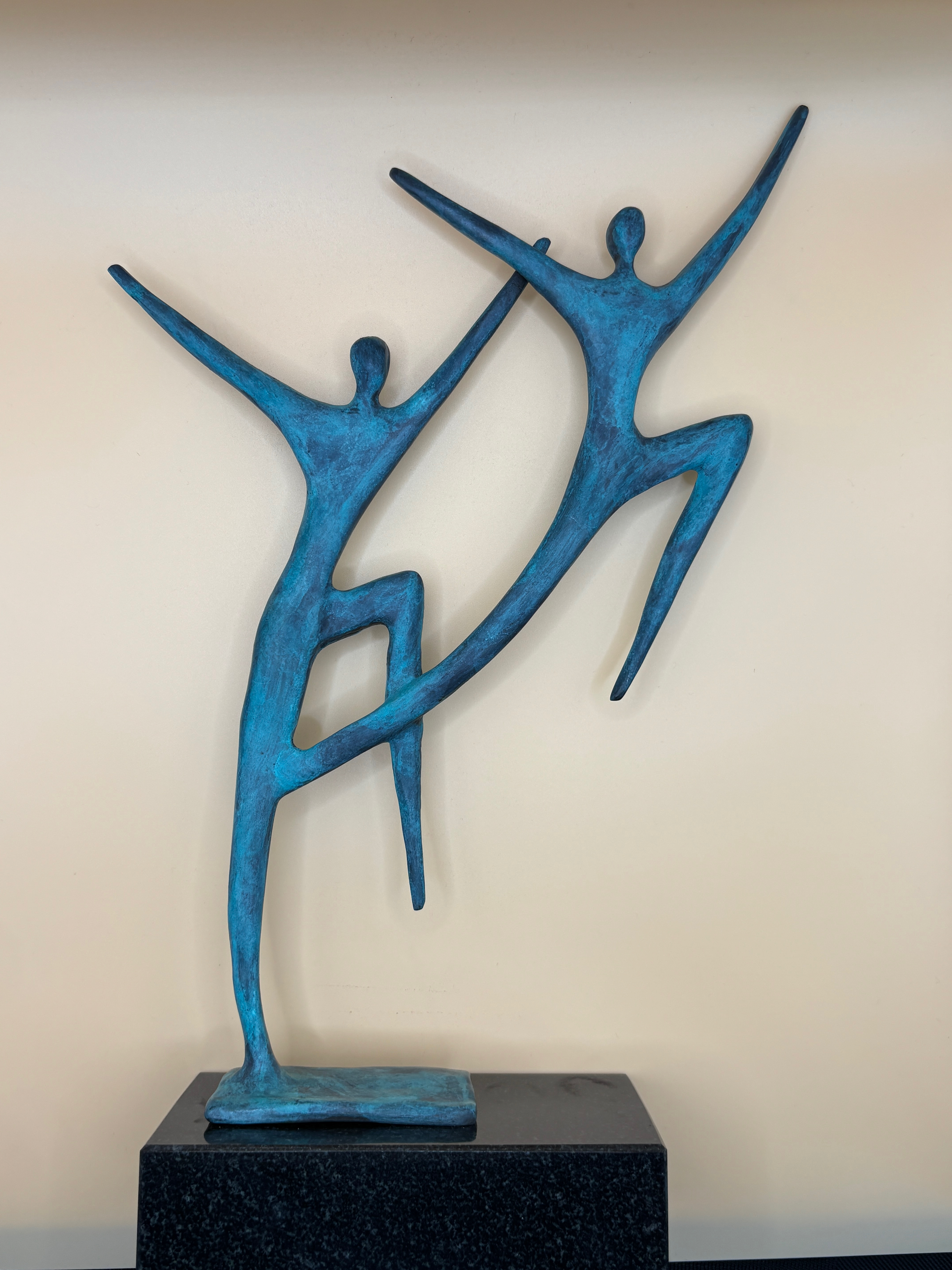 Bronze Skulptur Jahrelange Verbundenheit - Tolles und exklusives Geschenk für Firmen, Geschäftspartner, Kunden, Geschäftsführer, Mitarbeiter, Kooperationen und Zusammenarbeit.