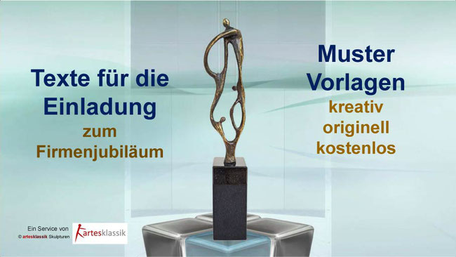 Texte für die Einladung zum Firmenjubiläum – Muster Vorlagen kostenlos