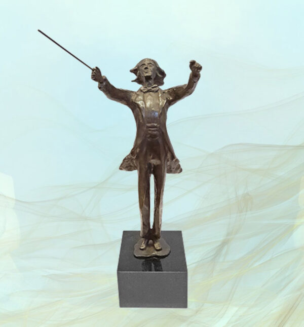 Bronzeskulptur "Der Dirigent" - große Ausführung – Bild 2