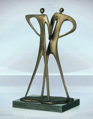 Skulptur ein kräftiger Händedruck - Stilvolles Geschenk für Geschäftspartner, zum Firmen Jubiläum, für Business Partner, zur Firmenübernahme, zur Firmeneinweihung und Gratulation