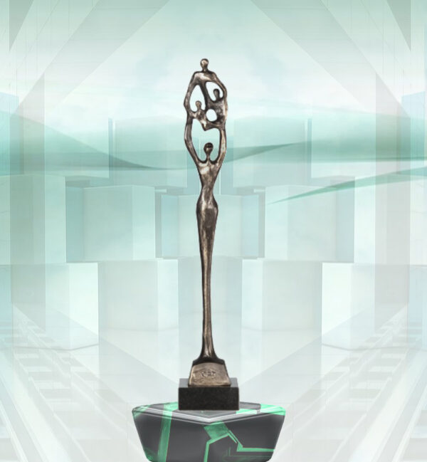 Skulptur gute Beziehungen Geschenk Firmenjubiläum, für Geschäftskunden, zur Einweihung, für Familienmitglieder, Partner/Partnerin, zum Jahrestag oder ganz besondere Menschen