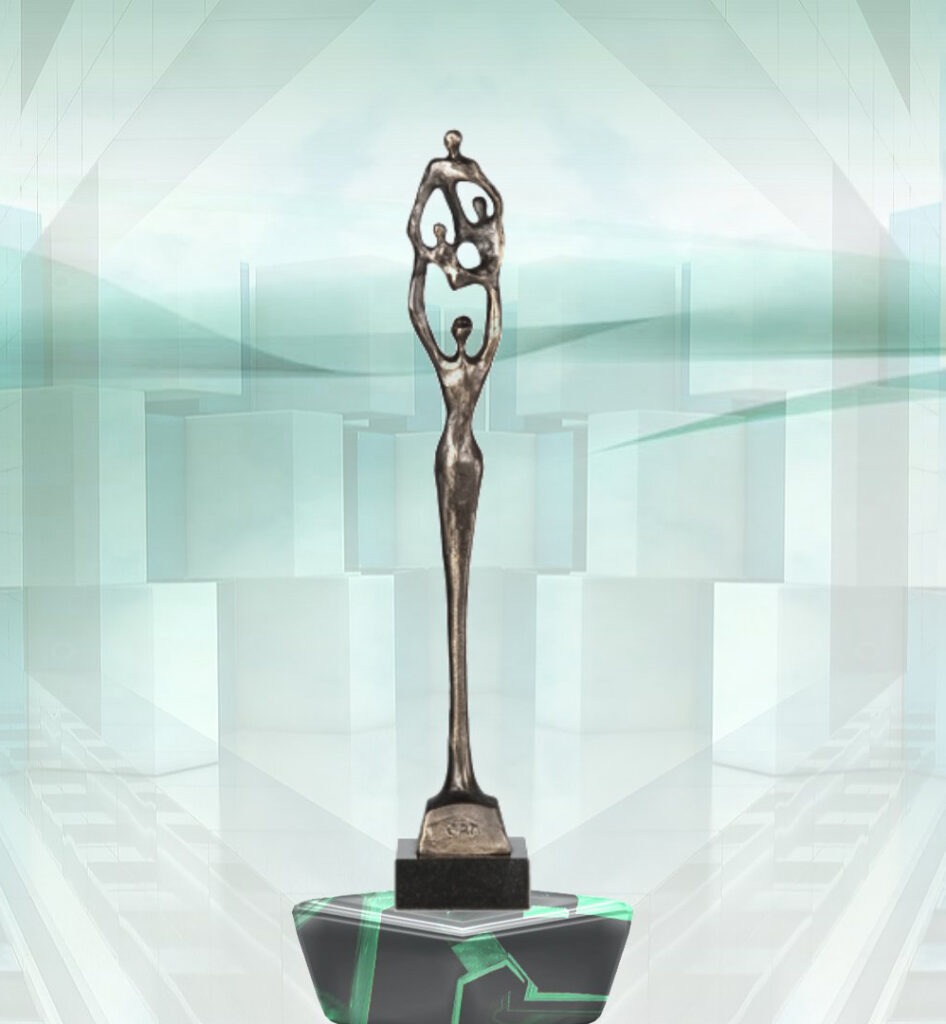 Skulptur gute Beziehungen Geschenk Firmenjubiläum, für Geschäftskunden, zur Einweihung, für Familienmitglieder, Partner/Partnerin, zum Jahrestag oder ganz besondere Menschen