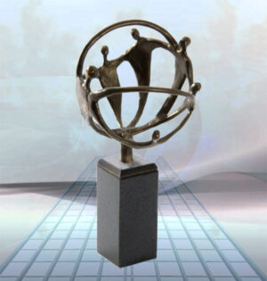Skulptur Kommunikation Ein prädestiniertes Kunstwerk für Geschäftspartner, Kunden, zur Firmeneröffnung, Geschäftsübernahme, zum Jubiläum oder für runde Geburtstage. Auch mit Gravur