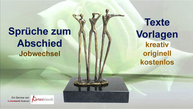 Sprüche zum Abschied Jobwechsel - Texte und Vorlagen