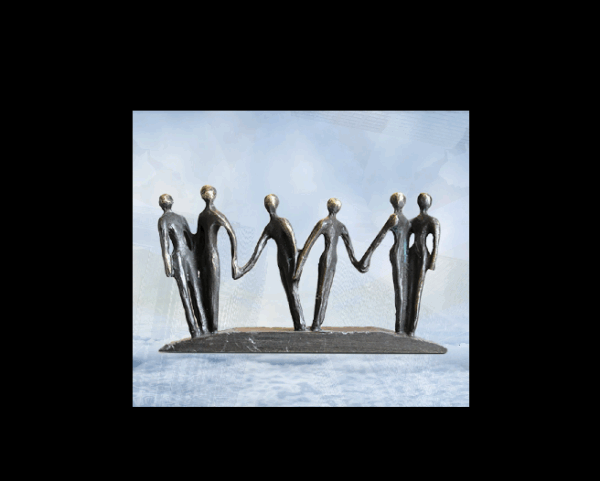 Skulptur "Stolzes Team" – Bild 3