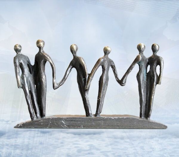 Skulptur "Stolzes Team" – Bild 2