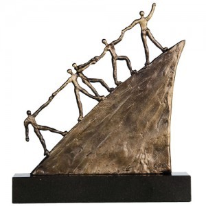 Skulptur "Der Weg nach vorne"
