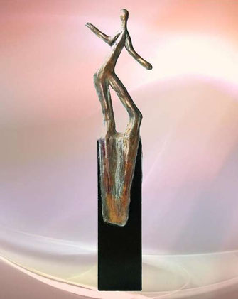 Skulptur "Lebe Dein Leben"