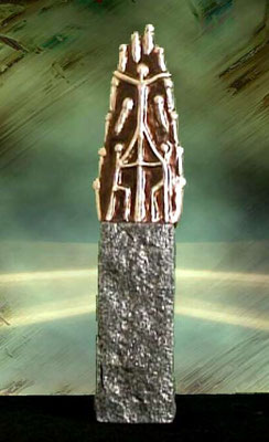 Skulptur Fundament des Zusammenhalts