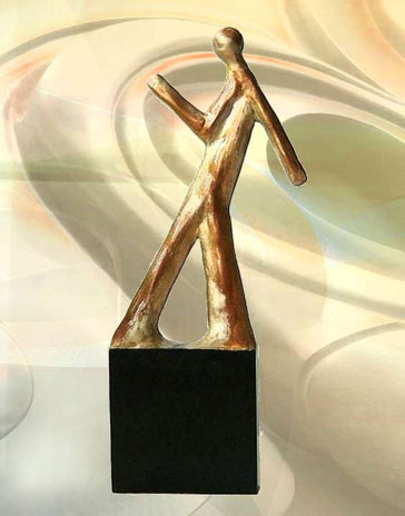 Beliebte Kunst Skulptur "Leaving your Comfort Zone"