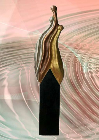 Skulptur "Die Bedeutung innerer Balance"