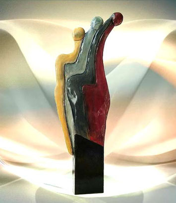 Deko-Skulptur "Erfolgreiche Entwicklungen"
