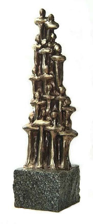 Moderne Skulptur zum "Erfolg"